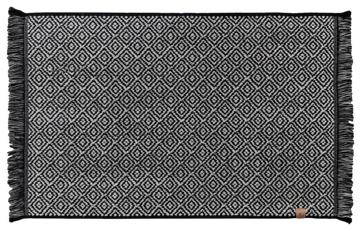 Mette Ditmer MOROCCO Badrumsmatta 50×80 cm - Svart / Vit Mette Ditmer