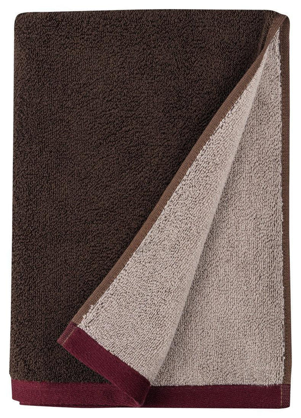 Mette Ditmer SOFT Badhandduk 70×133 cm – Brun/Sand Mette Ditmer