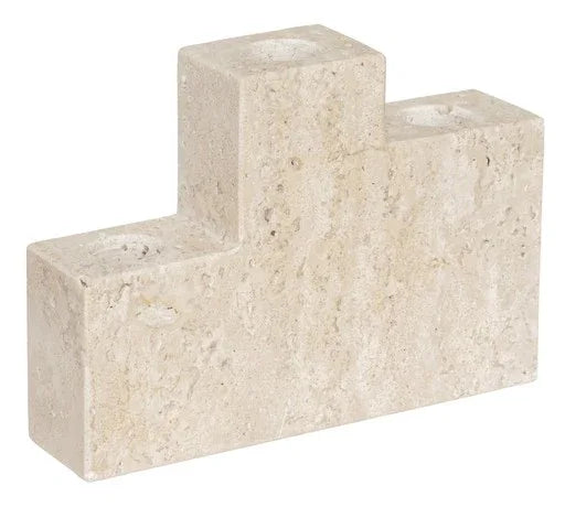 Mette Ditmer STEP trio Ljusstake i Vit Marmor - 3st ljus Mette Ditmer