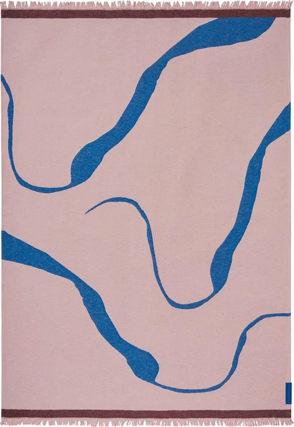 Mette Ditmer STUDIO Pläd 130×175 cm - Rosa Mette Ditmer