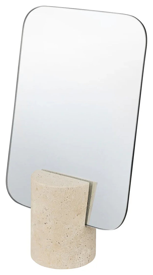 Mette Ditmer TRAVERTINE Spegel i Travertin - Natur 30 cm Mette Ditmer