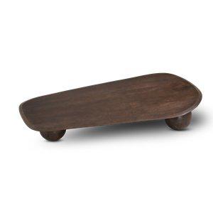 Jakobsdals Sphere Bord Brun – Organisk Design i Mangoträ med Rundade Former