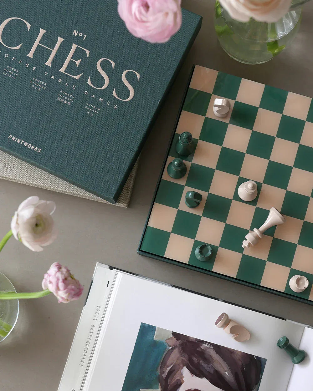 Printworks Classic Chess – Elegant Schackspel i Trä & MDF 25x25 Printworks
