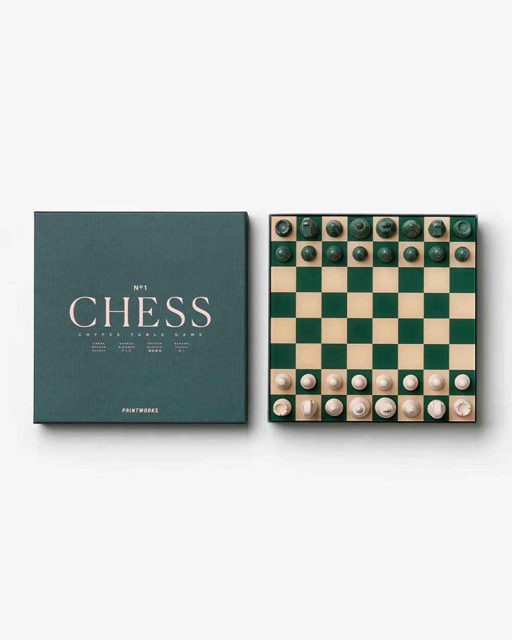Printworks Classic Chess – Elegant Schackspel i Trä & MDF 25x25 Printworks