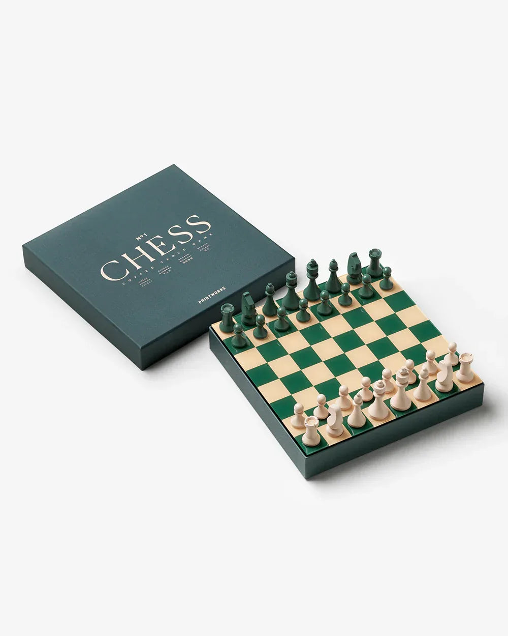 Printworks Classic Chess – Elegant Schackspel i Trä & MDF 25x25 Printworks
