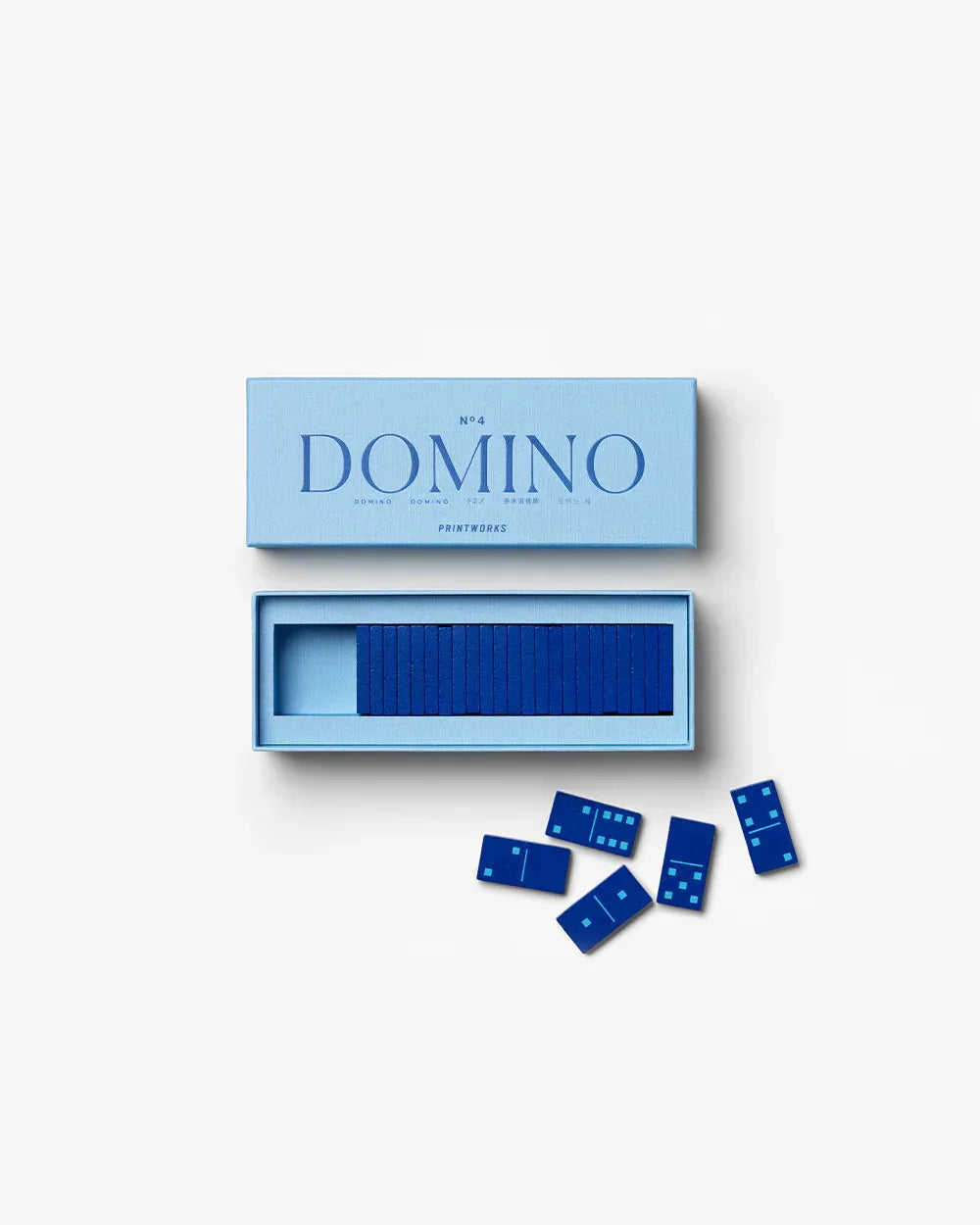 Printworks Domino Classic – Stilrent dominospel i trä & FSC‑papper Printworks
