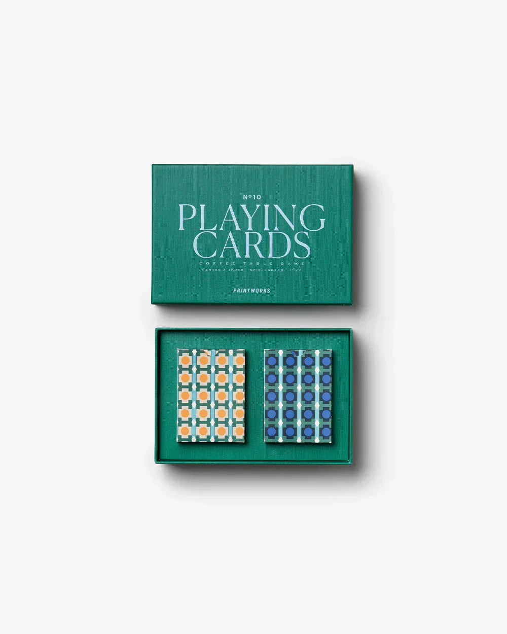 Printworks Classic Double Playing Cards – Stilren dubbelkortlek i premiumdesign Printworks