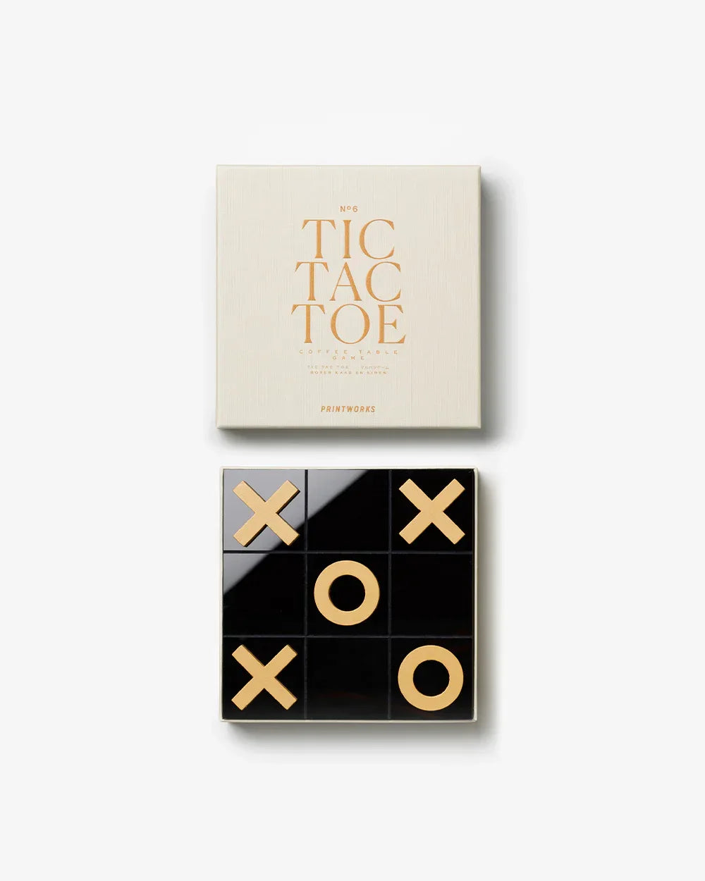 Printworks Tic Tac Toe Classic – Elegant Tre i Rad i akryl & trä Printworks