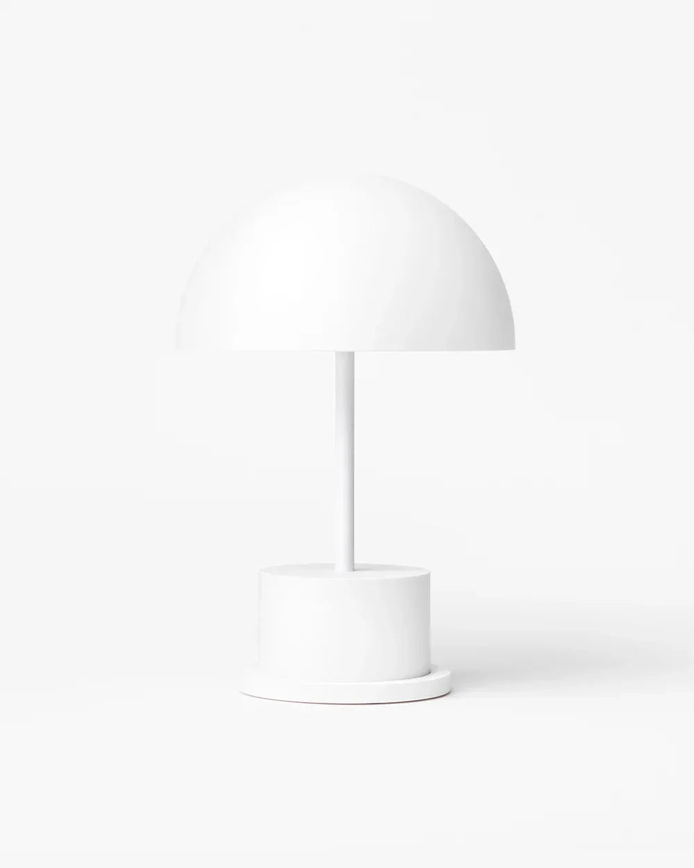 Printoworks Portabel bordslampa Riviera White – LED‑lampa i vit design med dimmer Printworks