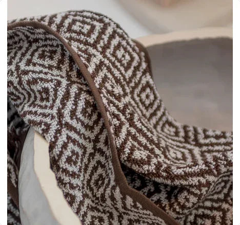 Mette Ditmer MOROCCO Badhandduk 70x135 cm - Choklad Mette Ditmer
