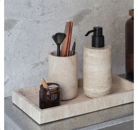Mette Ditmer TRAVERTINE Dispenser Hög - Linne Mette Ditmer