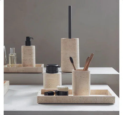 Mette Ditmer TRAVERTINE Dispenser Kort - Linne Mette Ditmer
