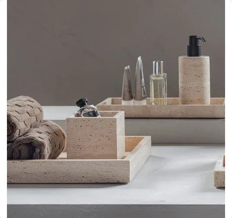 Mette Ditmer Natur TRAVERTINE Kub 10x10 cm Mette Ditmer