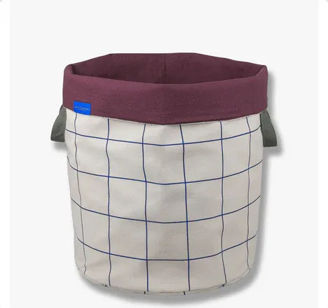 Mette Ditmer MESH Ø40 x H50 cm Tvättpåse - Blå / Vit Mette Ditmer