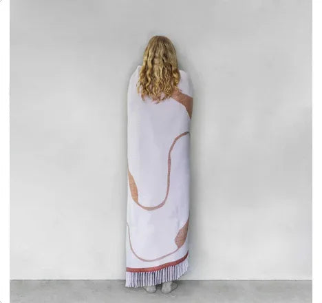 Mette Ditmer GALLERY Pläd 125×170 cm - Latte Mette Ditmer