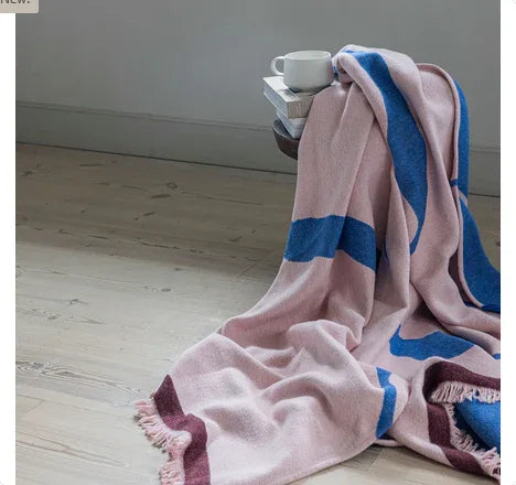 Mette Ditmer STUDIO Pläd 130×175 cm - Rosa Mette Ditmer