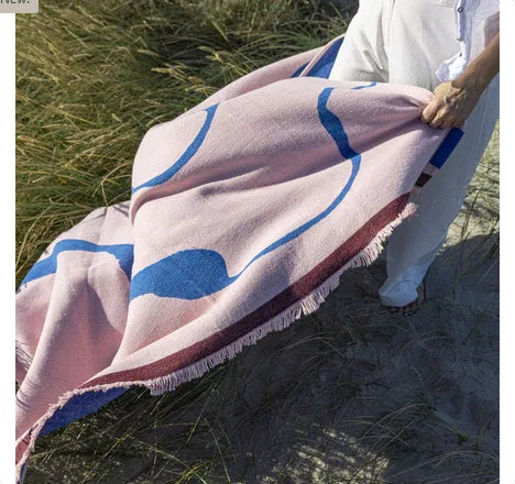 Mette Ditmer STUDIO Pläd 130×175 cm - Rosa Mette Ditmer