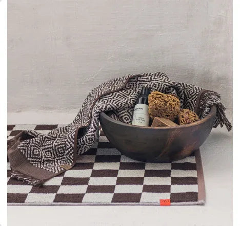 Mette Ditmer RETRO Badrumsmatta 50×80 cm - Choklad Mette Ditmer