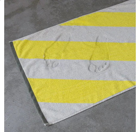 Mette Ditmer DIAGONAL Badrumsmatta Gul 50×80 cm Mette Ditmer