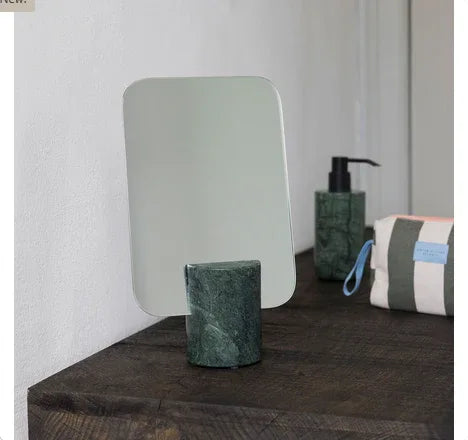 Mette Ditmer Marmor Spegel i Mörkgrön Marmor 30 cm Mette Ditmer