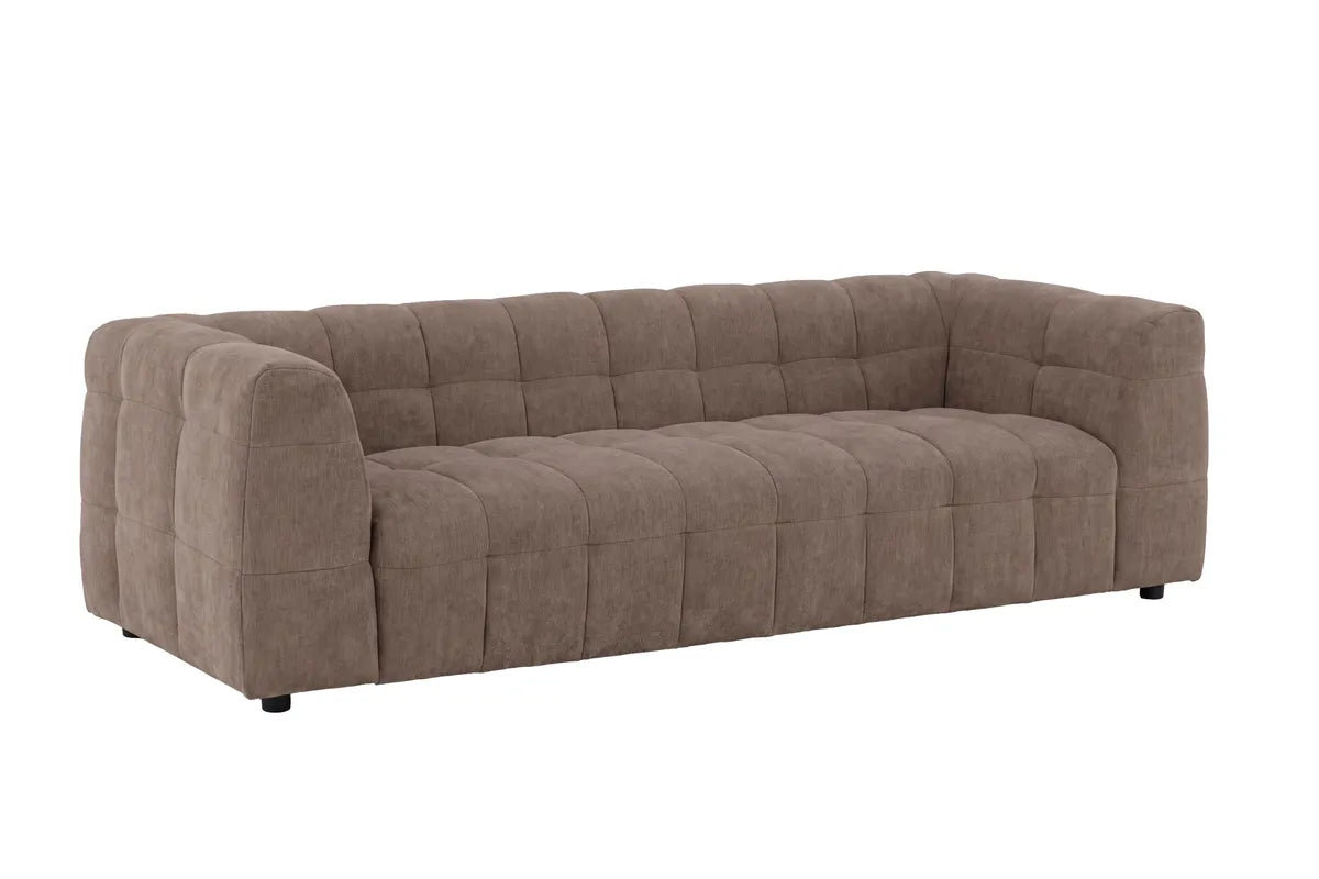 Venture Design Malou 3-sits soffa Brun