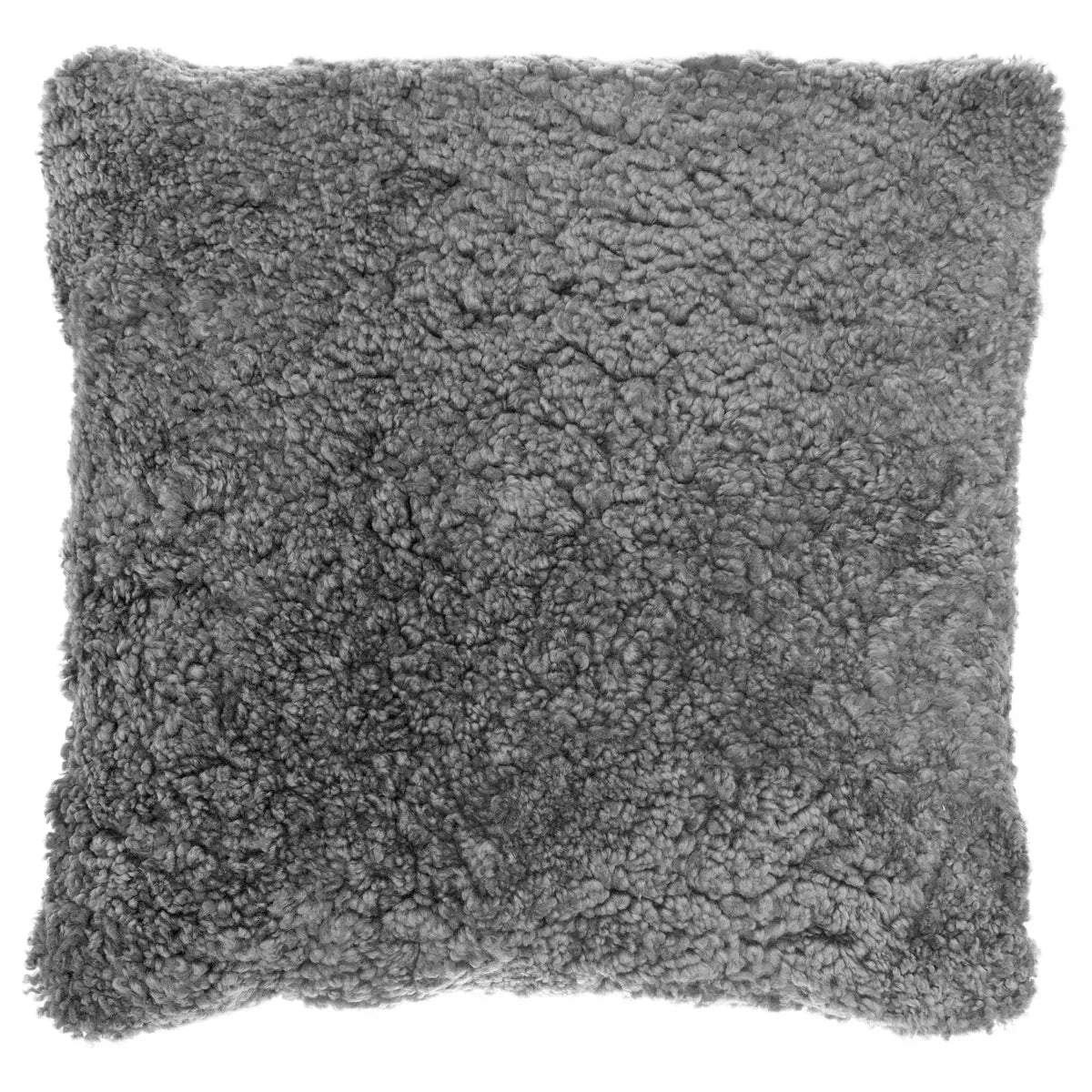 SkinnWille Kuddfodral Lockigt 45×45 Gotland Grå Skinnwille
