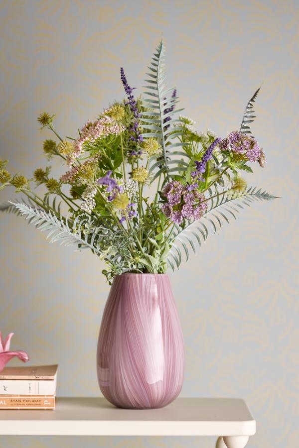 Ennis Vas Glas Rosa Bloomingville