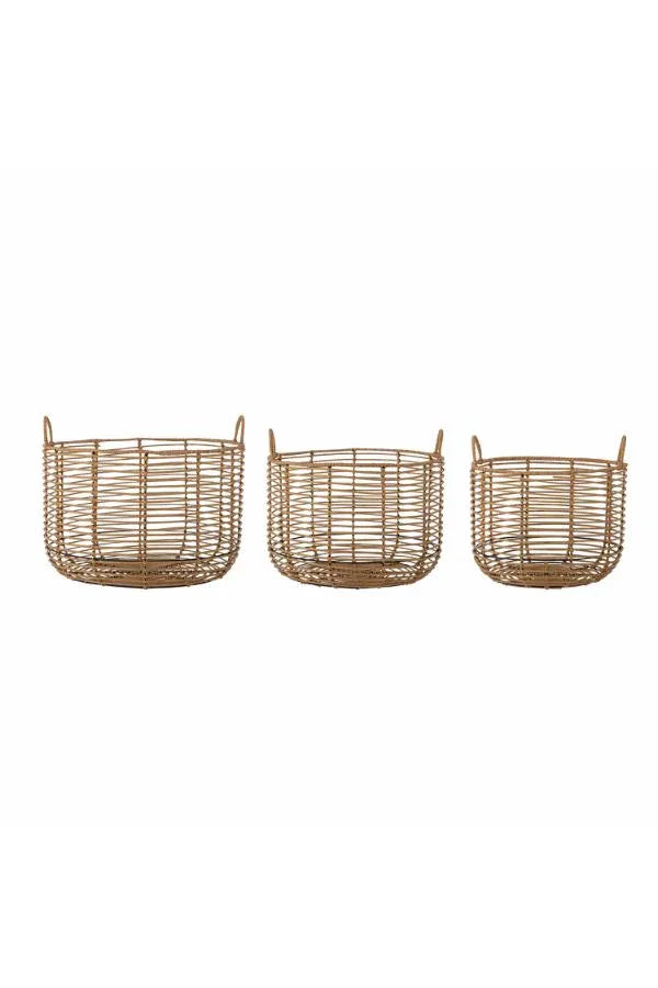 Bloomingville Mekkel Korgset i Natur Polyrattan Bloomingville