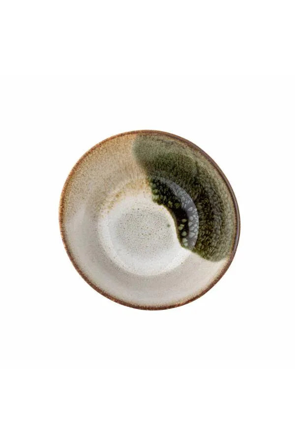 Bloomingville Jules Skål - Grön Stengods Ø15,5×H8,5 cm Bloomingville