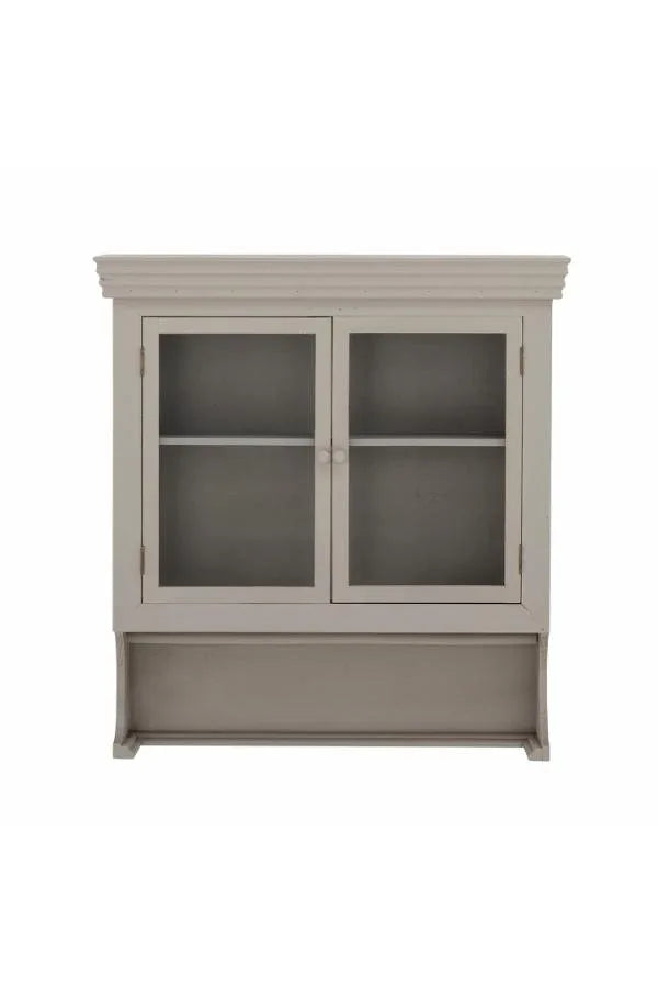 Bloomingville Pilu Väggskåp i Grå Gran med Glasdörrar Bloomingville