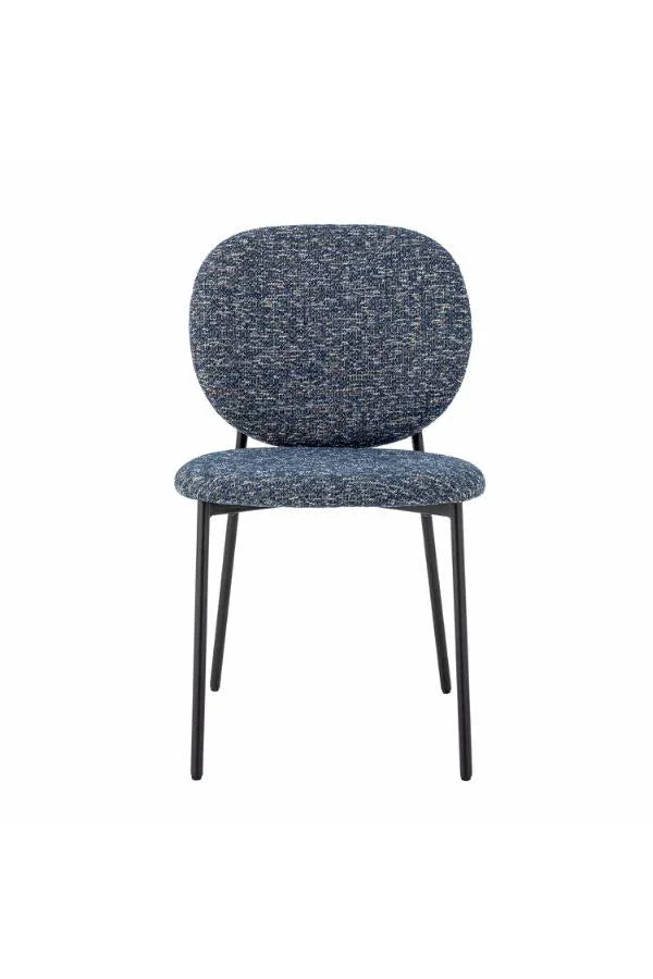 Bloomingville Percey Matstol i Blå – FSC®100% Plywood & Metallben Bloomingville