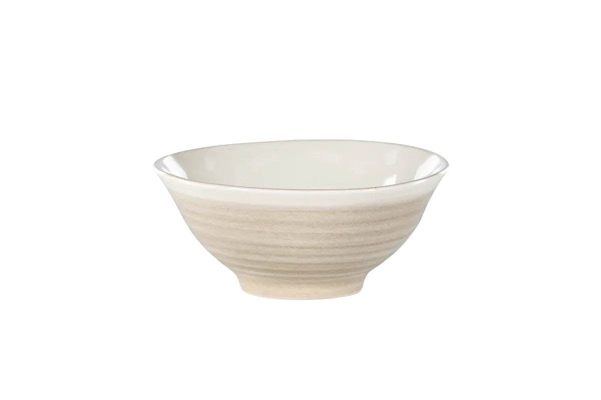 Venture Design Jublie Skål 2‑pack – Beige Stengods Ø18 cm Modern Serveringsskål VENTURE DESIGN