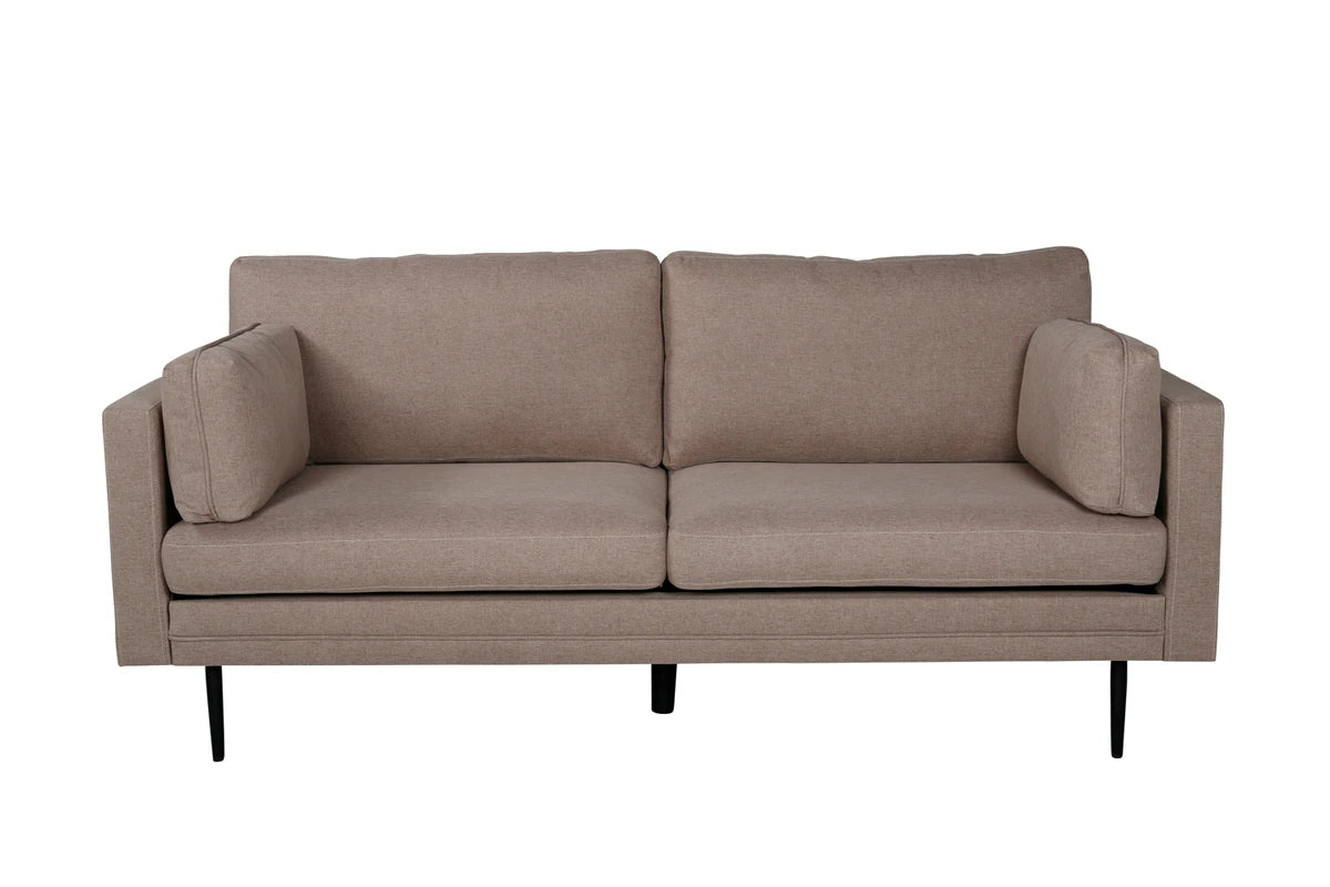 Venture Design Boom 3‑sits Soffa Brun – Tidlös Manchesterdesign med Modern 50‑talskänsla