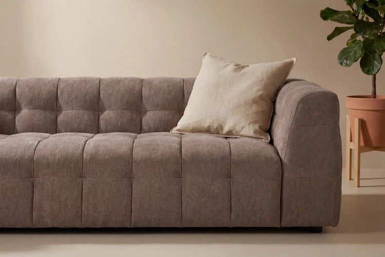 Venture Design Malou 3-sits soffa Brun