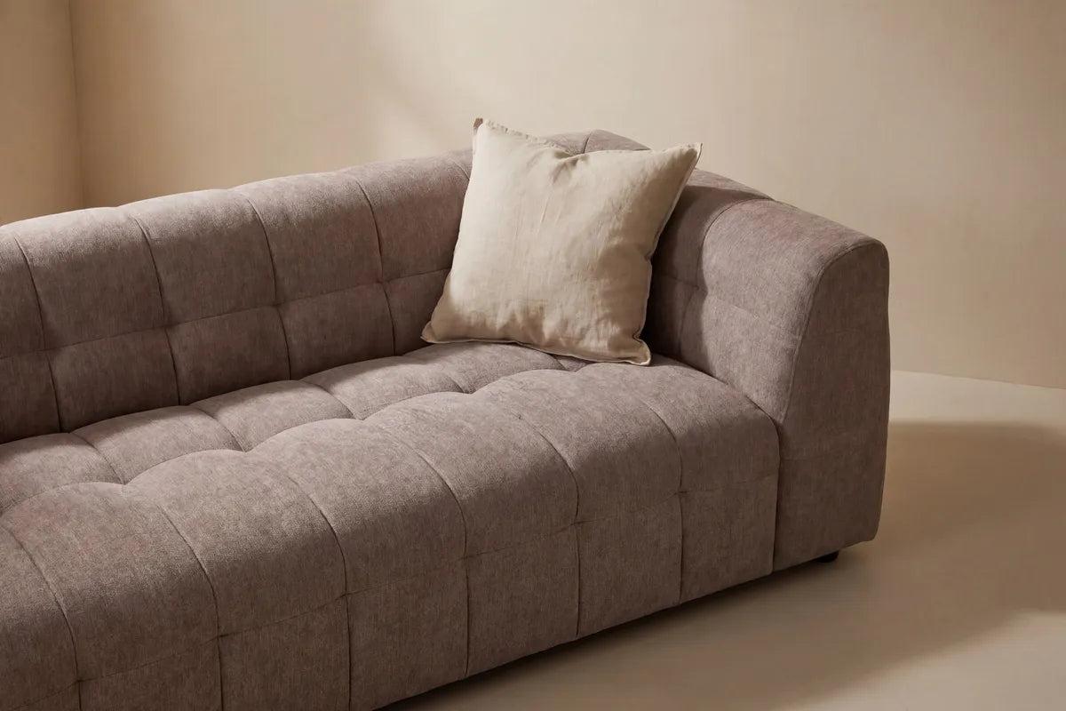 Venture Design Malou 3-sits soffa Brun