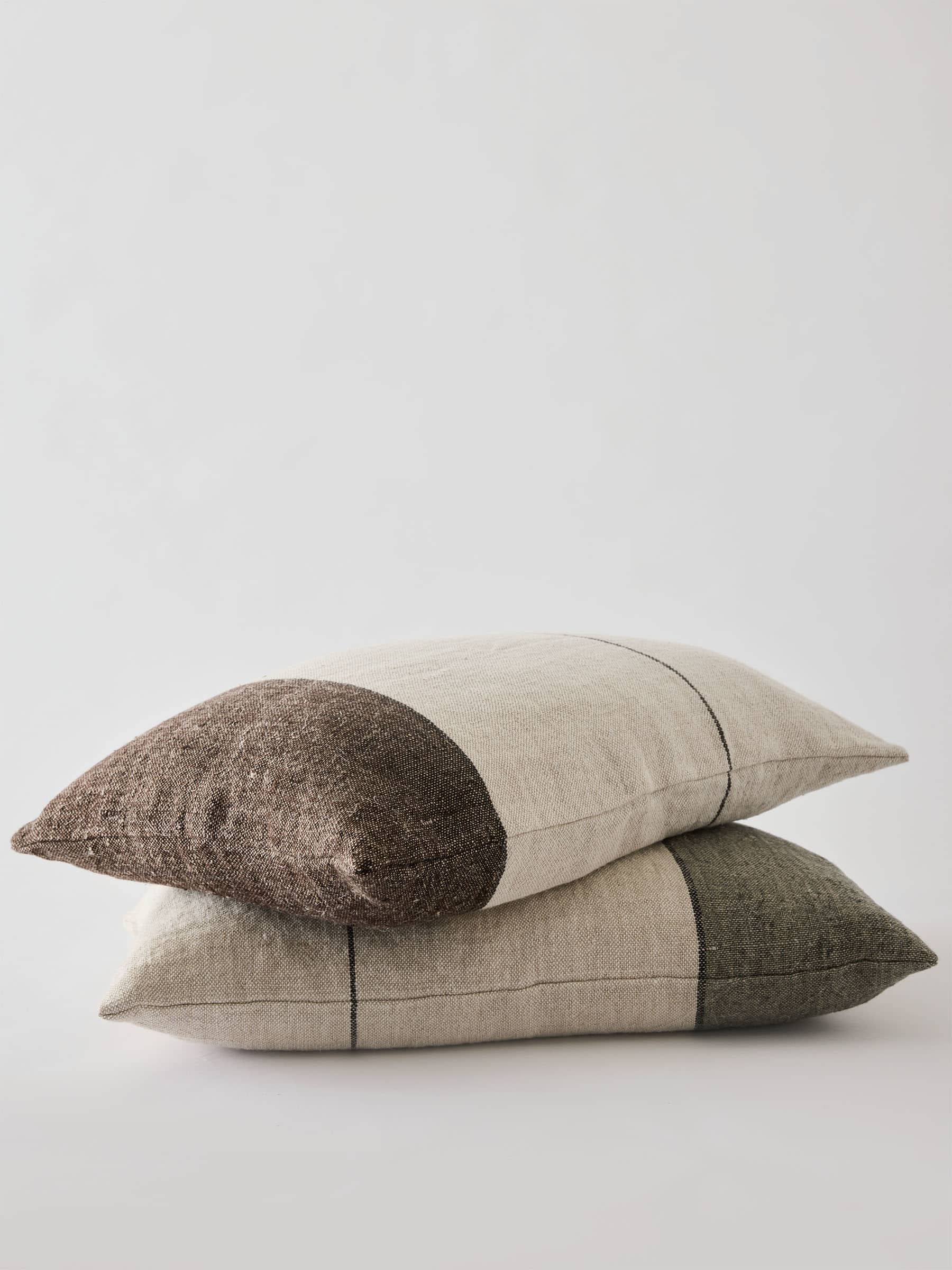 Tell Me More Adrian Kuddfodral – Tungt Europeiskt Linne i Tvåfärgad Design (Brown)