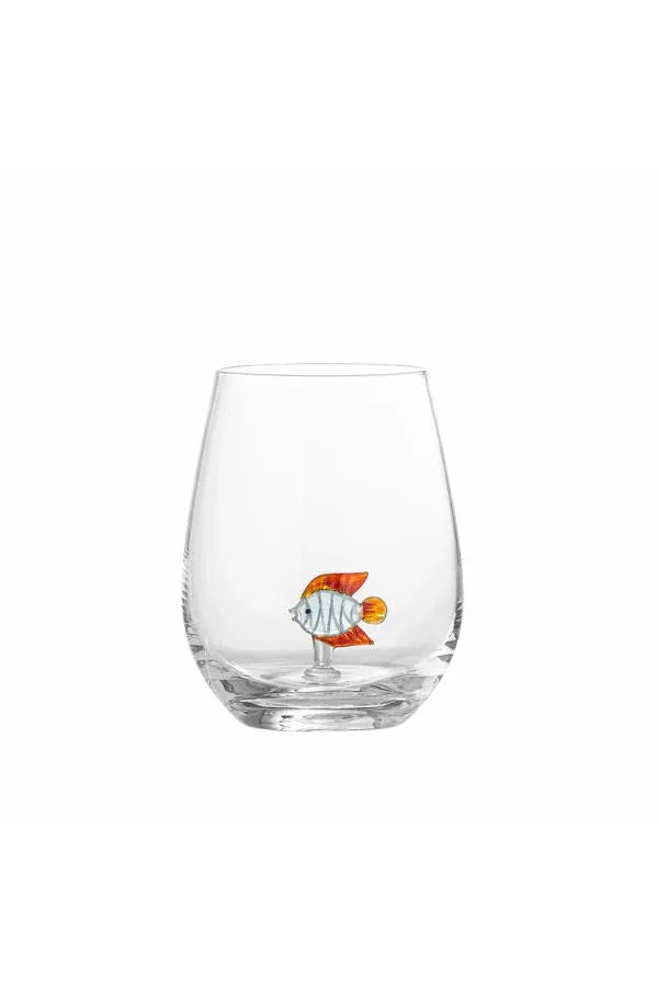 Bloomingville Misa Dricksglas – Munblåsta glas med handgjord figur i botten Bloomingville