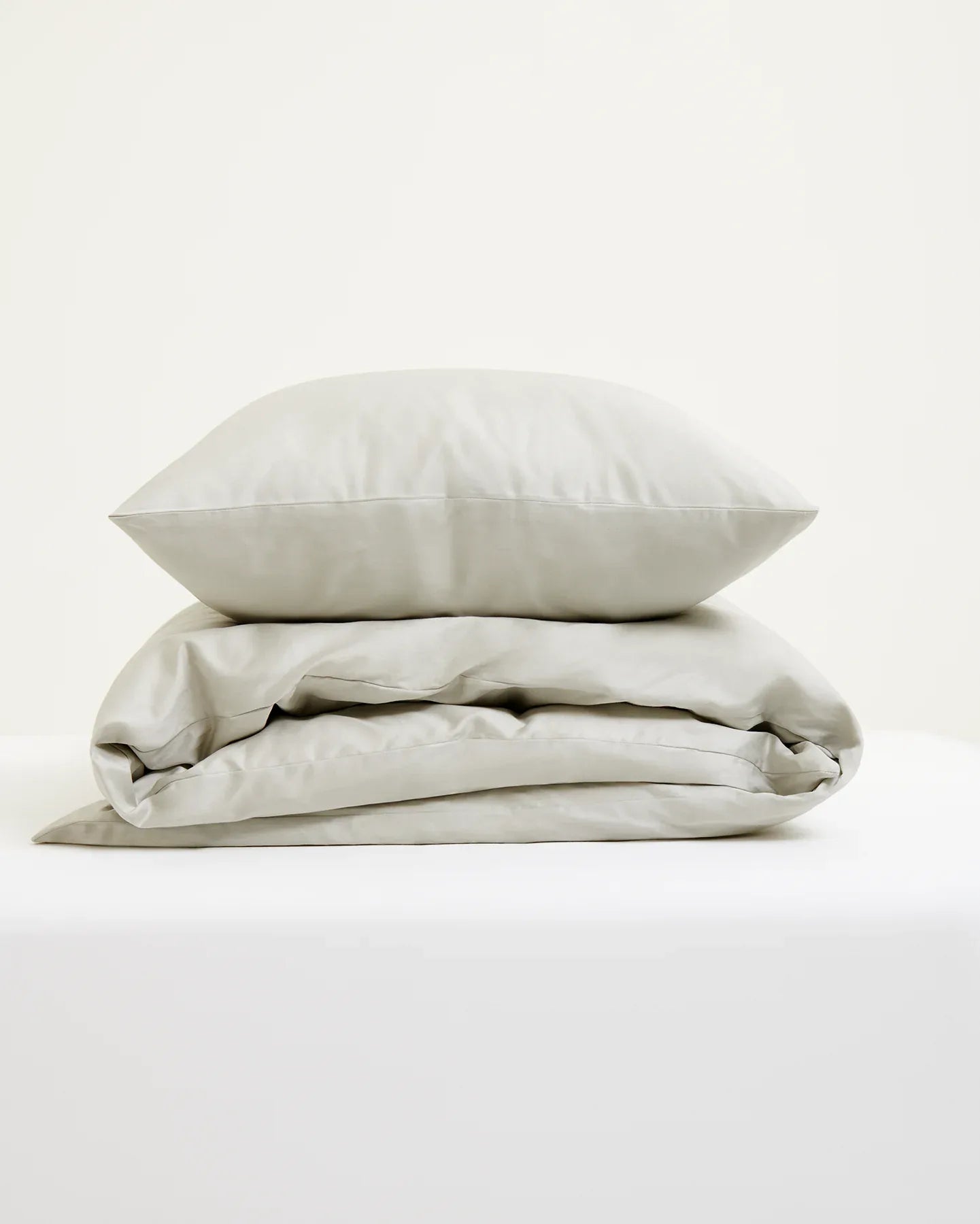 Arkipelag Bäddset Blank Greige 150x210 Enkeltäcke Påslakan + Örngott