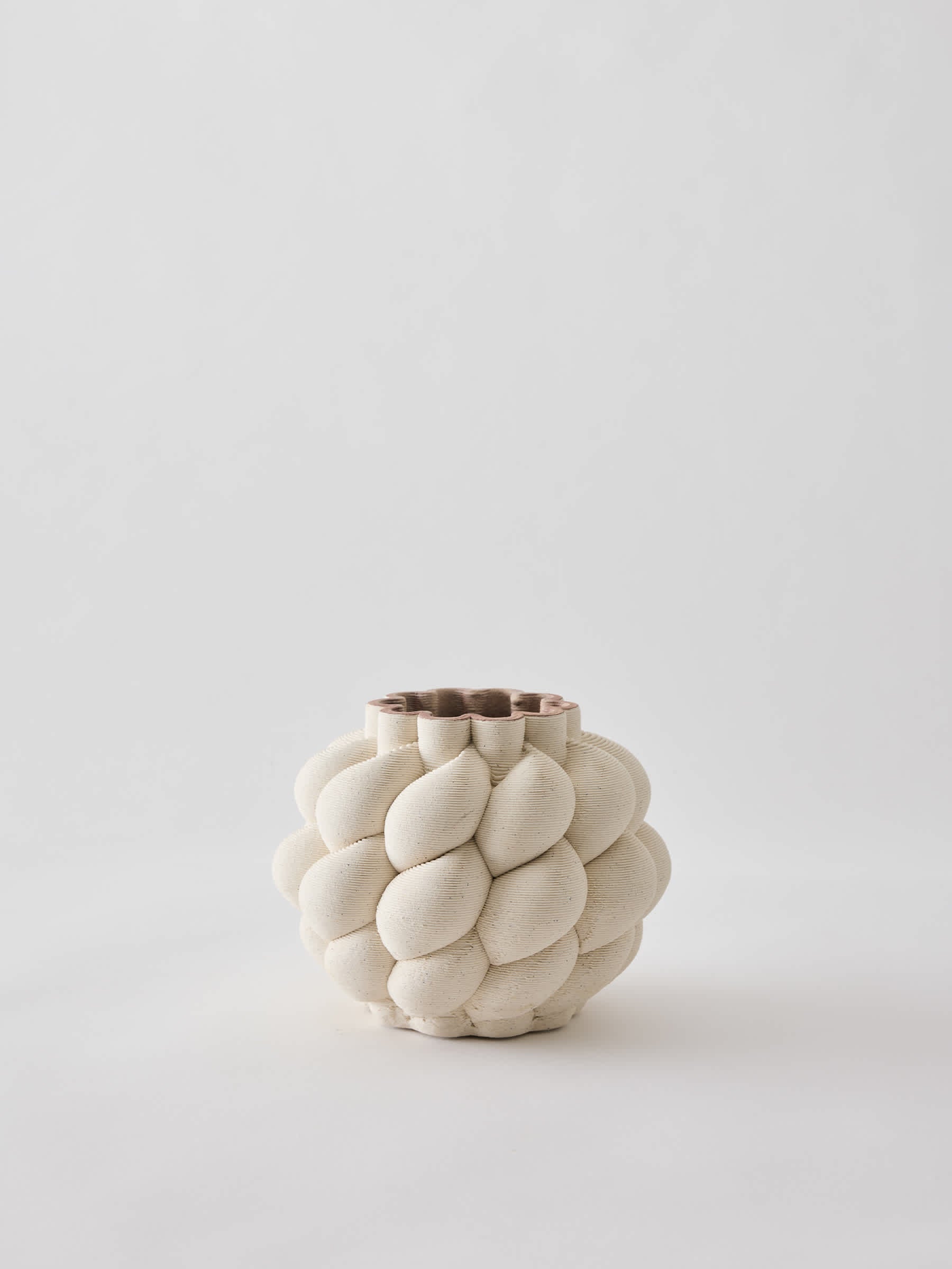 Tell Me More Nuvola Vas Small – 3D‑printad Porslinsvas i Organisk Form
