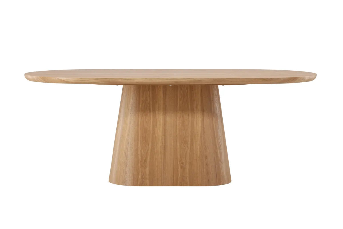 Venture Design Stjärnö Matbord Natur – Elegant Ovalt Bord i Träfanér