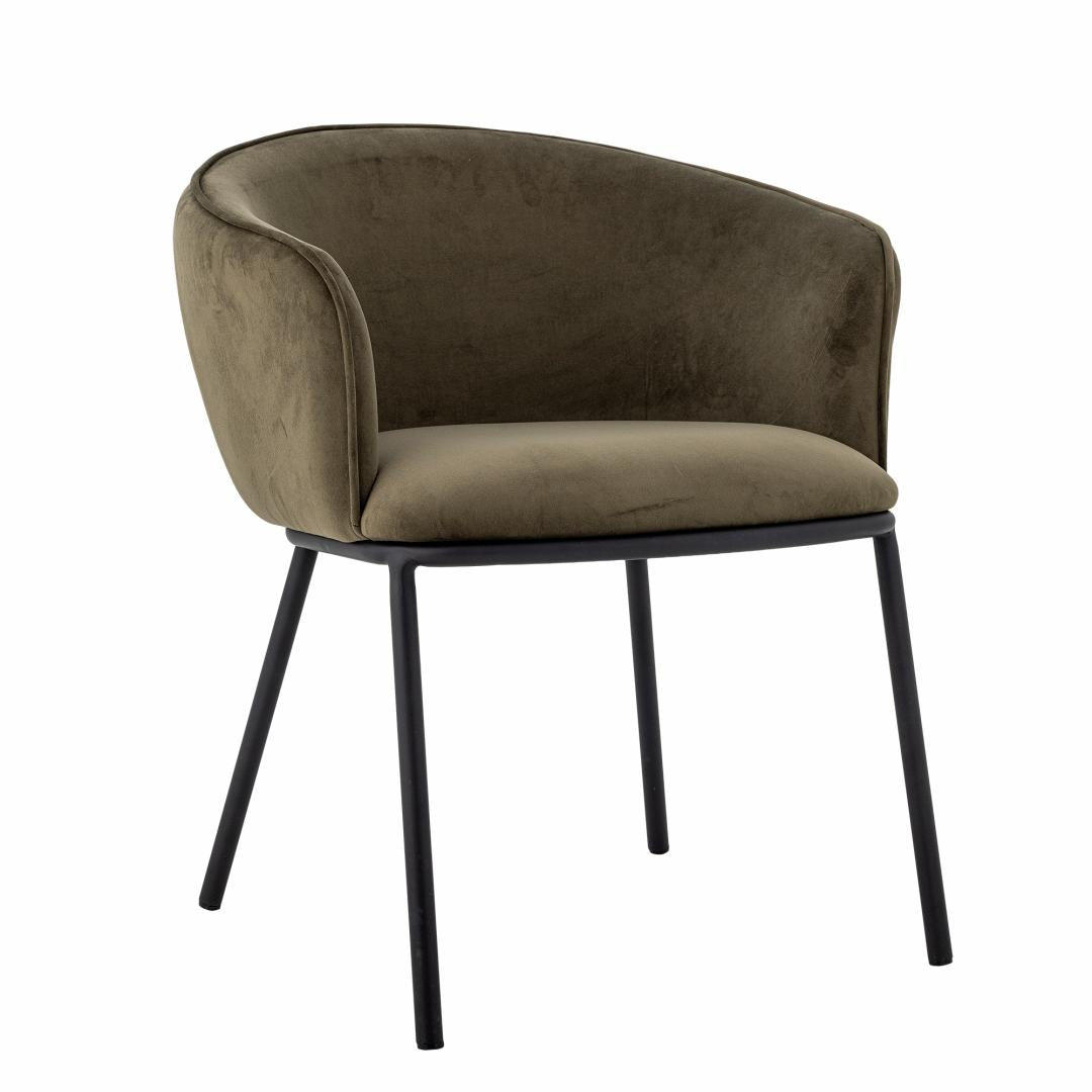 Bloomingville Cortone Matstol Grön – Modern Design i Återvunnen Polyester